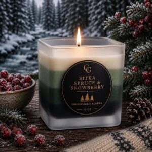 Sitka Spruce & Snowberry Luxury Candle