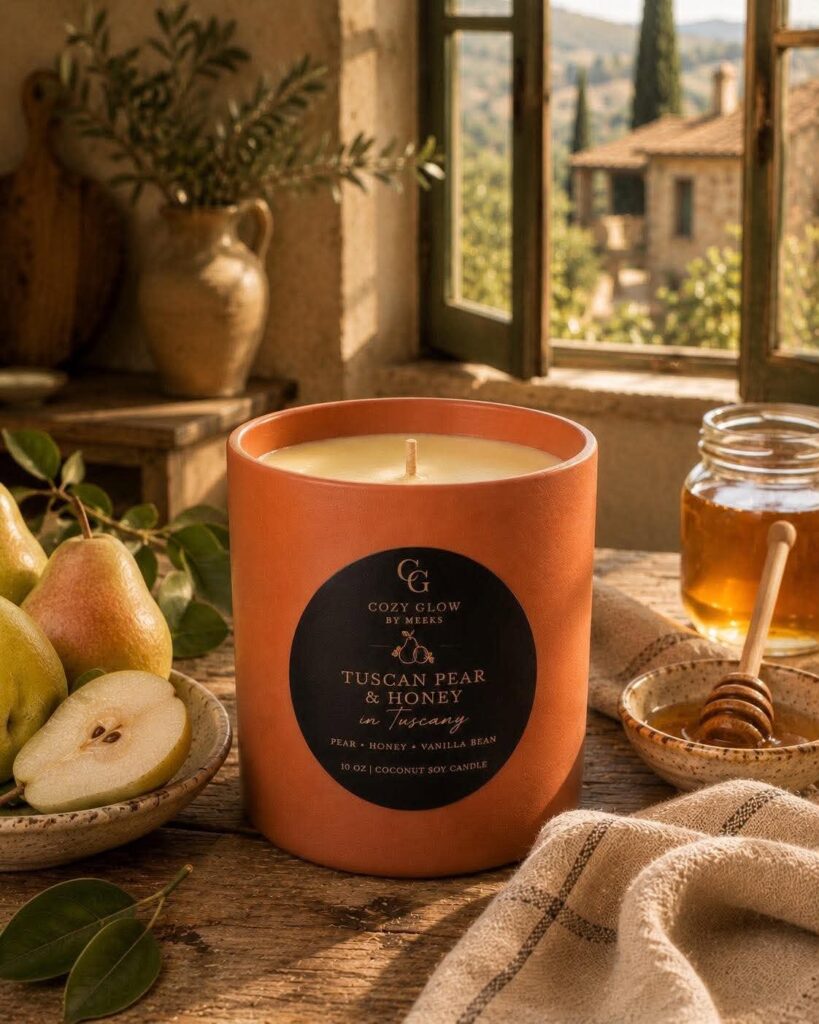 Tuscan Pear & Honey - Signature Candle