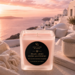 Pearl Skies Over Santorini