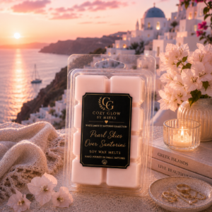 Pearl Skies Over Santorini Clamshell Melt