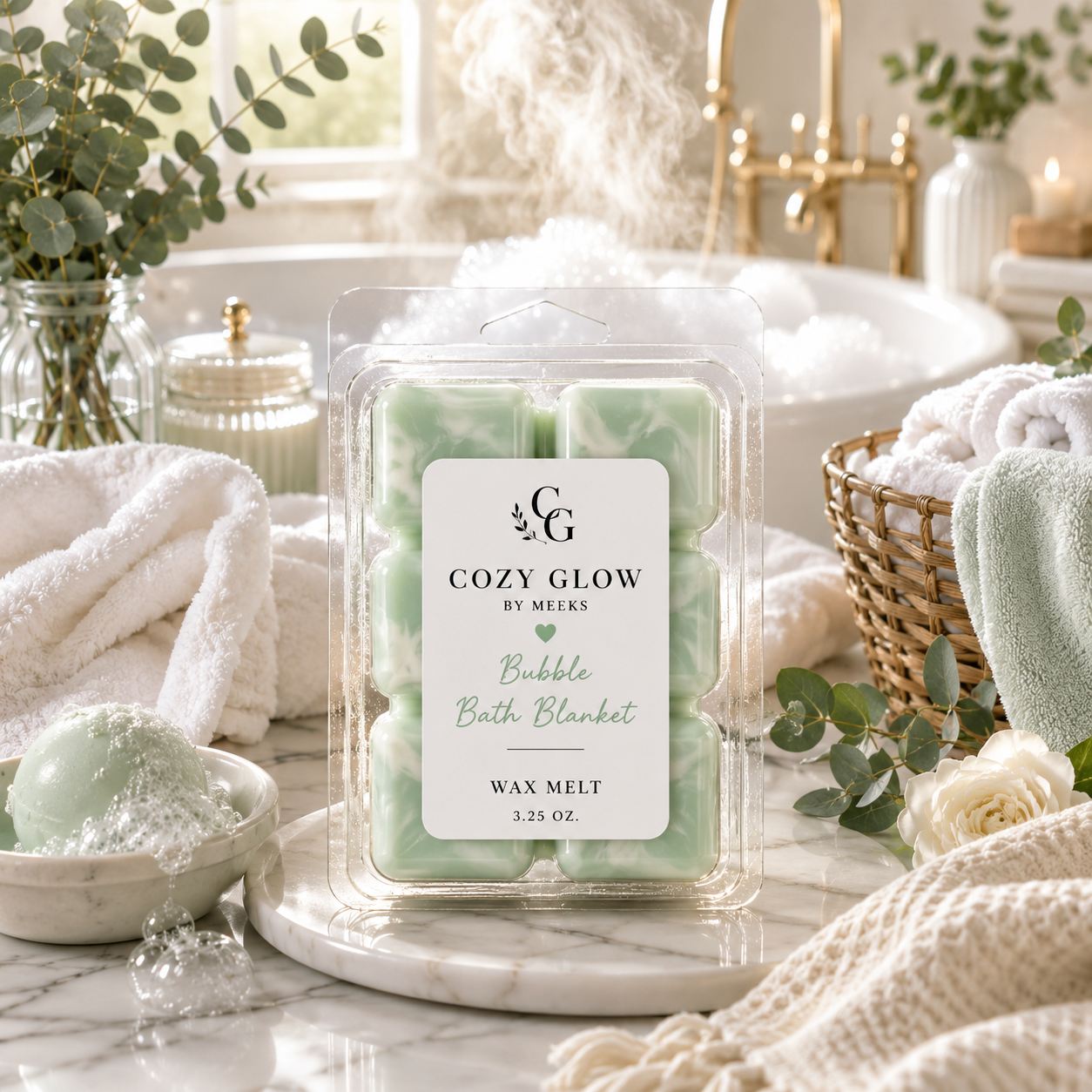 Bubble Bath Blanket - Glow Melt