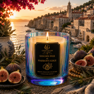 Golden Figs at Harbor’s Edge - Signature Candle