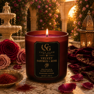 Velvet Saffron + Rose - Signature Candle