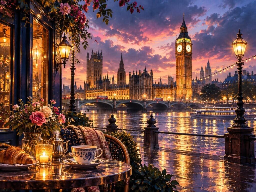 Rainfall & London Lights destination product photo