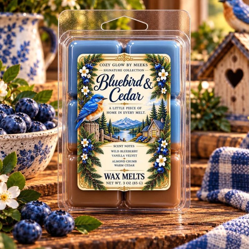 Bluebird & Cedar Wax Melt